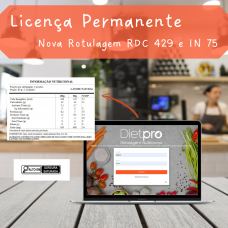 Dietpro Rotulagem Nutricional - Licença Permanente 